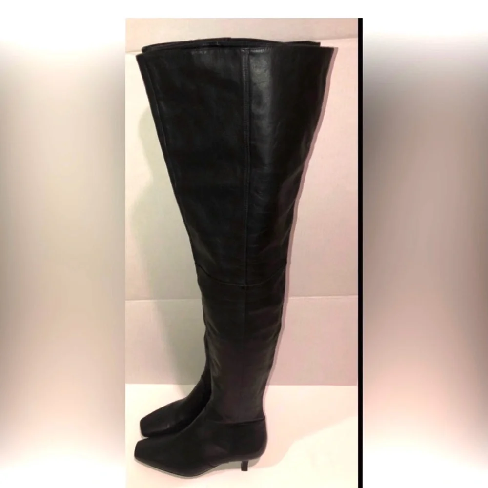 Cult Gaia Serena thigh high Black boots 37=7
